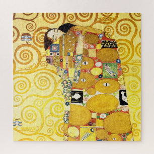 Gustav Klimt Fulfillment Lovers Fine Art Legpuzzel