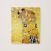 Gustav Klimt Fulfillment Lovers Fine Art Legpuzzel (Verticaal)