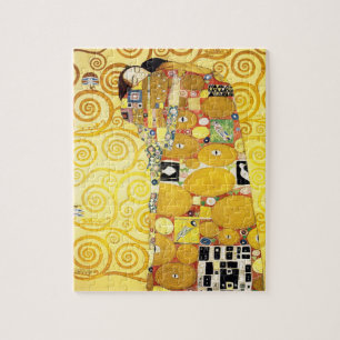 Gustav Klimt Fulfillment Lovers Fine Art Legpuzzel