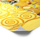 Gustav Klimt Fulfillment Lovers Fine Art Poster (Hoek)