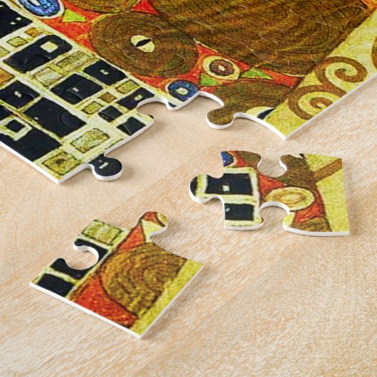 Gustav Klimt Fulfillment Puzzle Legpuzzel (Zijkant)