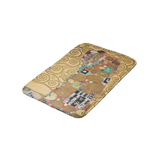 Gustav Klimt - Fulfillment, Stoclet Frieze Badmat (Gekanteld)