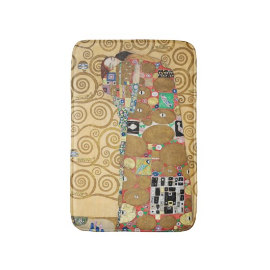 Gustav Klimt - Fulfillment, Stoclet Frieze Badmat (Voorkant Verticaal)