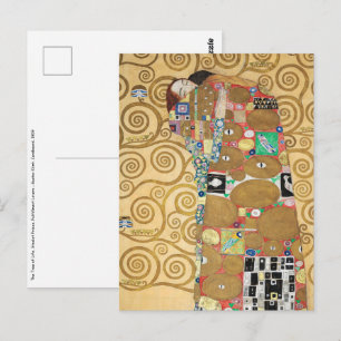 Gustav Klimt - Fulfillment, Stoclet Frieze Briefkaart