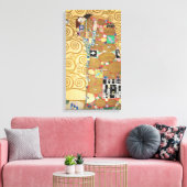 Gustav Klimt - Fulfillment, Stoclet Frieze Canvas Afdruk (Insitu (Woonkamer))