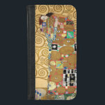 Gustav Klimt - Fulfillment, Stoclet Frieze iPhone 8/7 Portemonnee Hoesje<br><div class="desc">The Tree of Life,  Stoclet Frieze,  Fulfillment Lovers - Gustav Klimt,  Cardboard,  1909</div>