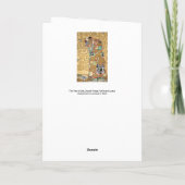 Gustav Klimt - Fulfillment, Stoclet Frieze Kaart (Achterkant)