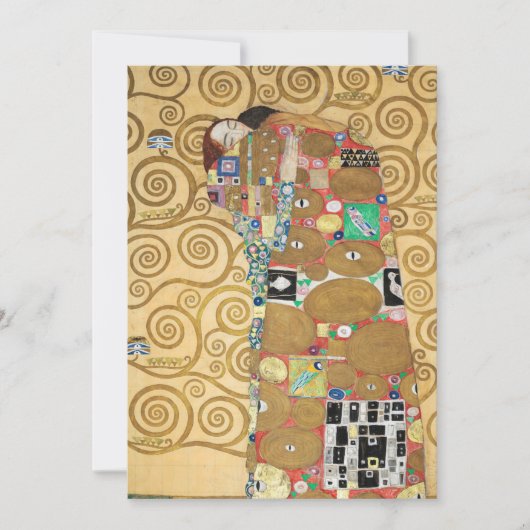 Gustav Klimt - Fulfillment, Stoclet Frieze Kaart (Voorkant)