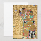 Gustav Klimt - Fulfillment, Stoclet Frieze Kaart (Voorkant / Achterkant)