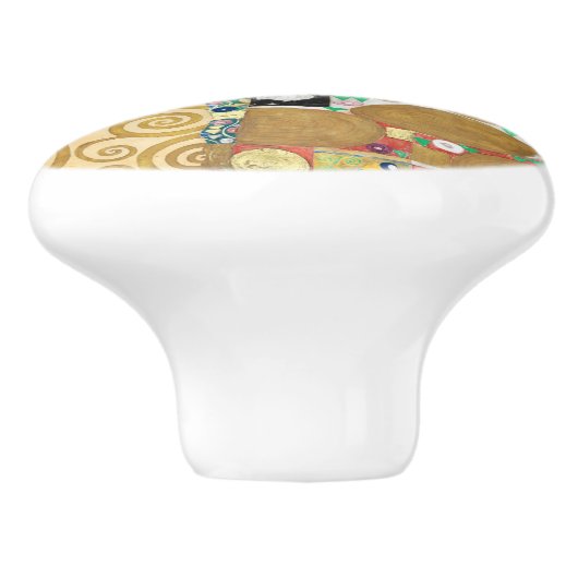 Gustav Klimt - Fulfillment, Stoclet Frieze Keramische Knop (Zijkant)