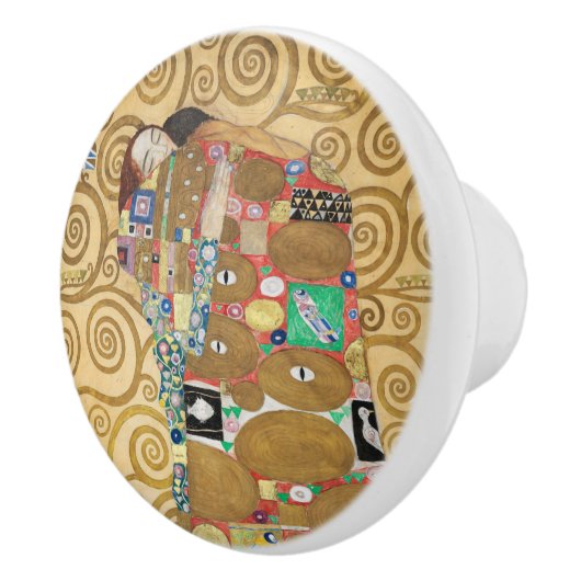 Gustav Klimt - Fulfillment, Stoclet Frieze Keramische Knop (Rechts)