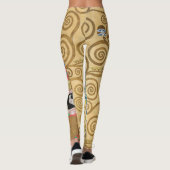 Gustav Klimt - Fulfillment, Stoclet Frieze Leggings (Achterkant)