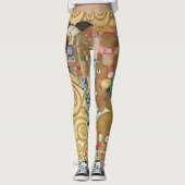 Gustav Klimt - Fulfillment, Stoclet Frieze Leggings (Voorkant)