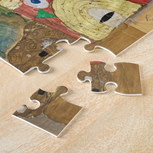 Gustav Klimt - Fulfillment, Stoclet Frieze Legpuzzel (Zijkant)
