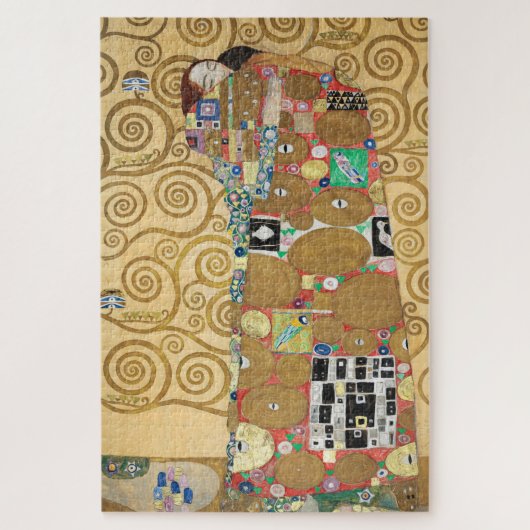 Gustav Klimt - Fulfillment, Stoclet Frieze Legpuzzel (Verticaal)