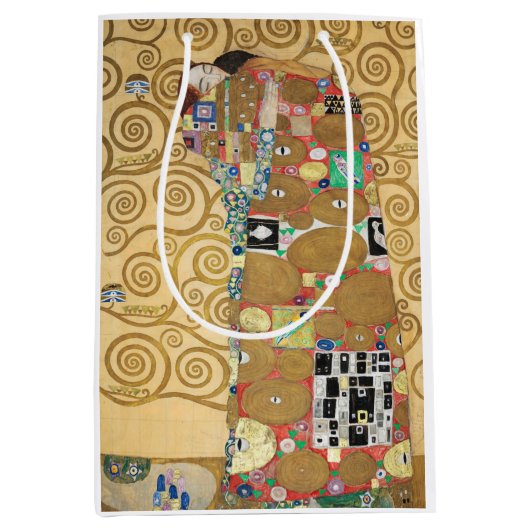 Gustav Klimt - Fulfillment, Stoclet Frieze Medium Cadeauzakje (Voorkant)