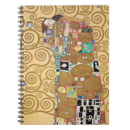 Gustav Klimt - Fulfillment, Stoclet Frieze Notitieboek (Voorkant)