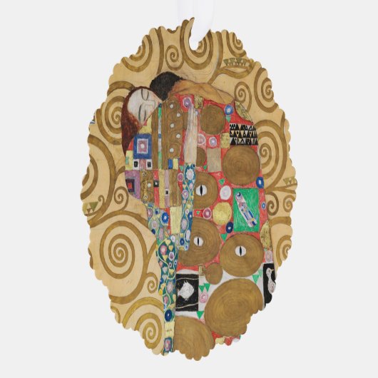 Gustav Klimt - Fulfillment, Stoclet Frieze Ornament Kaart (Rechts)