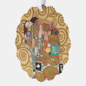 Gustav Klimt - Fulfillment, Stoclet Frieze Ornament Kaart (Links)