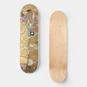 Gustav Klimt - Fulfillment, Stoclet Frieze Persoonlijk Skateboard (Voorkant)