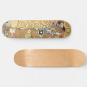 Gustav Klimt - Fulfillment, Stoclet Frieze Persoonlijk Skateboard (Horizontaal)