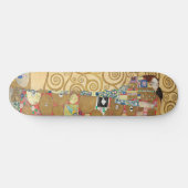 Gustav Klimt - Fulfillment, Stoclet Frieze Persoonlijk Skateboard (Horizontaal)