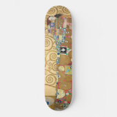 Gustav Klimt - Fulfillment, Stoclet Frieze Persoonlijk Skateboard (Voorkant)