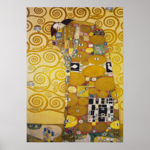 Gustav Klimt - Fulfillment Stoclet Frieze Poster