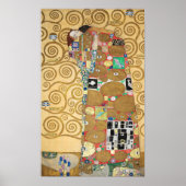 Gustav Klimt - Fulfillment, Stoclet Frieze Poster (Voorkant)