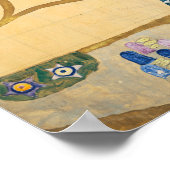 Gustav Klimt - Fulfillment, Stoclet Frieze Poster (Hoek)