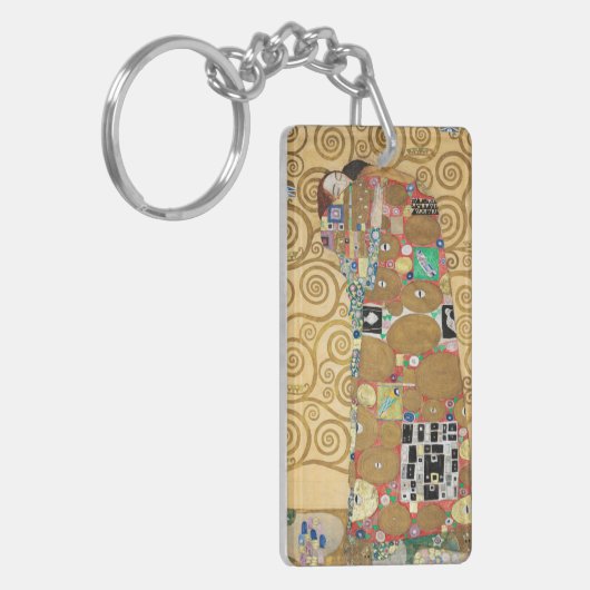 Gustav Klimt - Fulfillment, Stoclet Frieze Sleutelhanger (Voorkant Links)