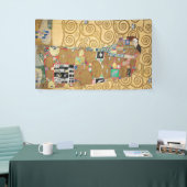 Gustav Klimt - Fulfillment, Stoclet Frieze Spandoek (Beurs)