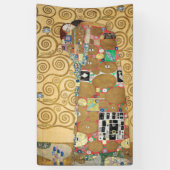 Gustav Klimt - Fulfillment, Stoclet Frieze Spandoek (Verticaal)