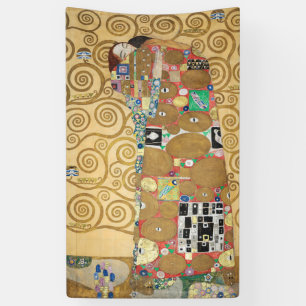 Gustav Klimt - Fulfillment, Stoclet Frieze Spandoek