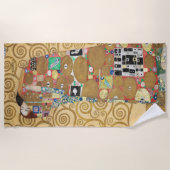 Gustav Klimt - Fulfillment, Stoclet Frieze Strandlaken (Voorkant)