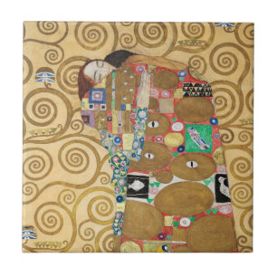 Gustav Klimt - Fulfillment, Stoclet Frieze Tegeltje