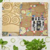 Gustav Klimt - Fulfillment, Stoclet Frieze Theedoek (Gevouwen)