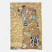 Gustav Klimt - Fulfillment, Stoclet Frieze Theedoek (Verticaal)