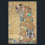 Gustav Klimt - Fulfillment, Stoclet Frieze Tissuepapier<br><div class="desc">The Tree of Life,  Stoclet Frieze,  Fulfillment Lovers - Gustav Klimt,  Cardboard,  1909</div>