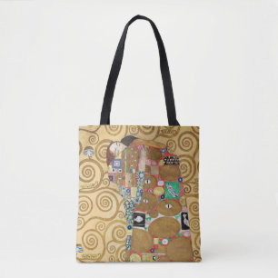 Gustav Klimt - Fulfillment, Stoclet Frieze Tote Bag