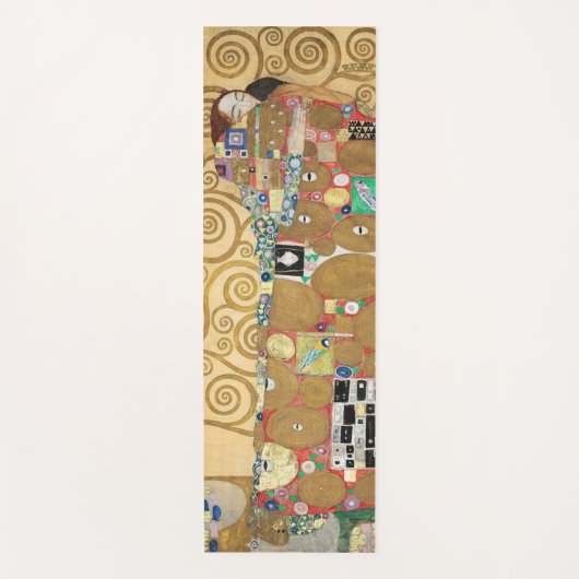 Gustav Klimt - Fulfillment, Stoclet Frieze Yogamat (Voorkant)