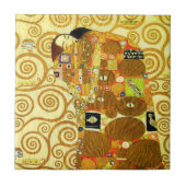 Gustav Klimt Fulfillment Tile Tegeltje (Voorkant)