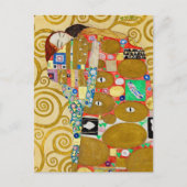 Gustav Klimt Fulfilment Nouveau Paar Briefkaart (Voorkant)