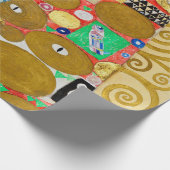 Gustav Klimt Fulfilment Nouveau Paar Cadeaupapier (Hoek)