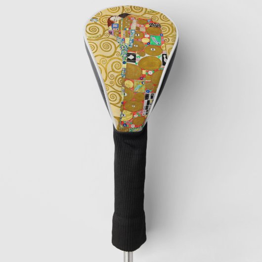 Gustav Klimt Fulfilment Nouveau Paar Golfheadcover (Voorkant)