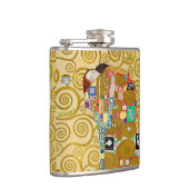 Gustav Klimt Fulfilment Nouveau Paar Heupfles (Rechts)