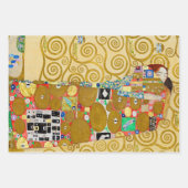 Gustav Klimt Fulfilment Nouveau Paar Inpakpapier Vel (Voorkant 2)