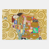 Gustav Klimt Fulfilment Nouveau Paar Inpakpapier Vel (Voorkant)