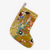Gustav Klimt Fulfilment Nouveau Paar Kleine Kerstsok (Voorkant (Hangend))