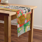 Gustav Klimt Fulfilment Nouveau Paar Korte Tafelloper (Voorbeeld)